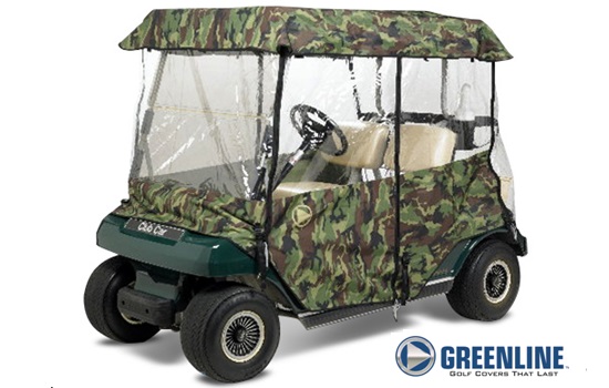 camo golf cart